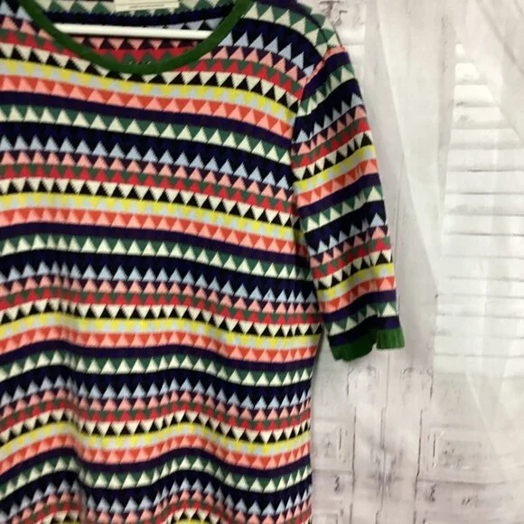 Anthropologie Aldomartins Barcelona Midi Striped Sweater Dress XL - Picture 2 of 12